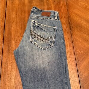 BKE Relaxed Fit Men's Jeans in Classic Blue